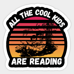 Cool Kids Read Sticker